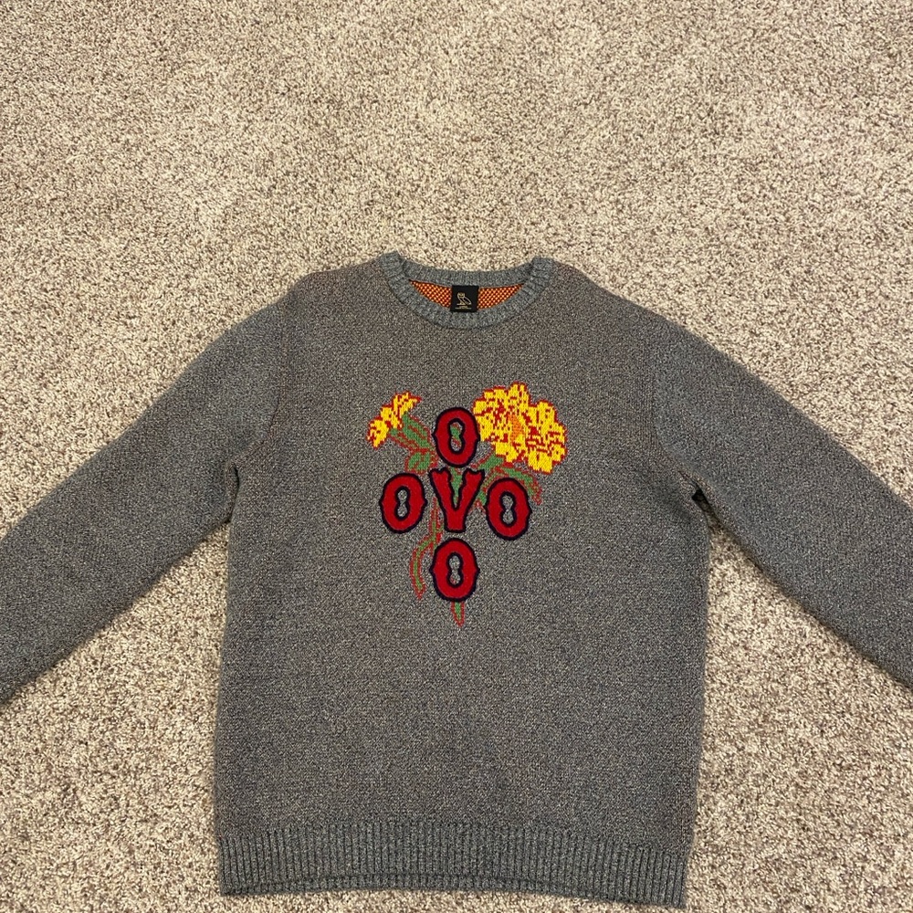 OVO Pompom Marigold Sweater Grey Marl